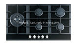 Tempered Glass 5 Burners Kitchen Cooker