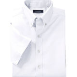 Classic Pinpoint Collar Short Sleeve Boy's Shirt (WXC002)