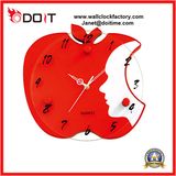 Glass Apple Kitchen Decorative Gift Wall Clock