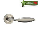 Country Style Zinc Alloy Door Leve Handle for Interior Door