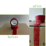 Custom Tamper Evident Proof Packing Security Tape Materials of Pet