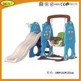 2015 Latest Kids Plastic Slide with Swing