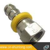 Jic Female Hydraulic Hose Fitting with Plastic Ring