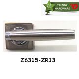 Zinc Alloy Material Galvanized Lever Handles for Wooden Doors