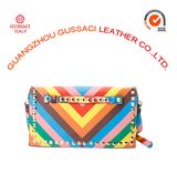 Western New Model Reinbow Leather Women Clutch Bag