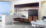 Economical Modern Lacquer Kitchen Cabinet for Project Use