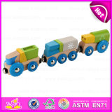 2015 Hot Sale Pull Truck Wood Toy for Baby, Mini Wooden Pull Truck Toy, Pretend Play Pull Truck Toy for Children W05c029
