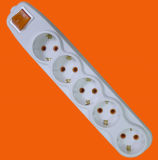 German Style Extension Power Strip with Switch (E7005ES)