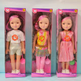 Eco-Friendly Safe and Nontoxic Colorful Plastic Girl Doll