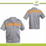 Custom Short Sleeve Work Shirt Jacket Uniform (F119)