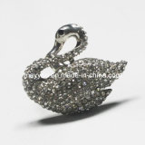 Fashion Jewellery-Swan Shaped Crystal Finger Ring