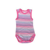 2016 New Babygirl's Striped Print Soft Romper Vest