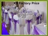 Wedding Plain Shiny Organza Chair Sashes with 17cm*275cm for Chair Decoration