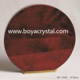 Round Polished Wooden Art Crafts for Promotion and Gift (BY-1349)