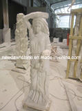Hunan White Marble Carving Sculpture (NDC-002)