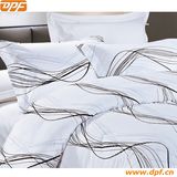 Printed Bed Linen in White with High Quality (DPF90112)