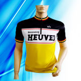100% Polyester Man's Cycling Jersey with Anti-Bacterial