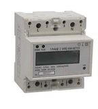 LCD Display Single Phase DIN Rail Kwh Power Meter