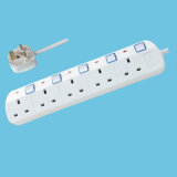 Bs05-6 CE Approved UK Power Strip