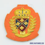 Bullion Embroidered Patch India Hand-Made Embroidery Badge