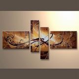 Abstract Handmade Canvas Group Painting