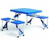 Plastic Folding Table-Blue