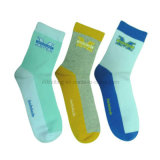 Children Cotton School Socks with Simple Design CS-164