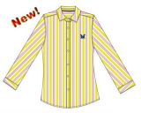 Ladies' New Design Stripe Blouse (WDZ1207-0108)