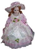 Lifelike Porcelain Umbrella Dolls (DYSW02)