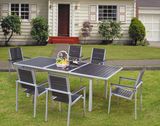 Outdoor Polywood Table and Chair Set --Patio Furniture (BZ-P019)