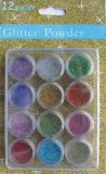 Glitter Powdersbox 12 Colors (GL02)