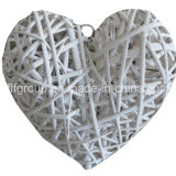 White Fancy Natural Material Heart Shape Home Decor