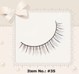 Hand Crafted False Eyelashes /Totally Handmade Lashes Special Tip Finished Synthetic Fiber #35