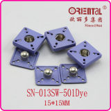 Square Colored Metal Sewing Snap Button