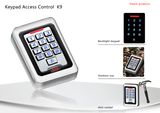 Waterproof IP68 Metal Keypad Access Control RFID Reader Device (K9EM-W)