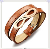 Fashion Jewellery Leather Jewelry Leather Bracelet (HR4130)