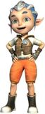 Plastic Cartoon Figure Toy for Playing or Decoration (15 cm)