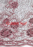 Cording Embroidery for Webbing Embroidery Garments Lace Mixed Embroidery (SLS1109)