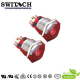 SGS Light Metal Micro Switch Lamp Momentary/Latching Push Button Switch