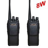 Tc-8W Good Performance Ctcss Dcs 8W Single Band VHF or UHF Handheld Two Way Radio