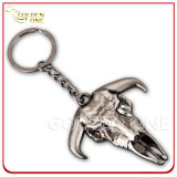Custom 3D Spanish Bull Head Metal Key Chain