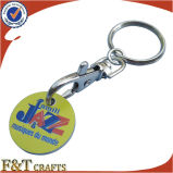 Custom Made Logo Metal Printing Euro Trolley Coin for Supermarket (FTTR0123A)