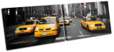 New York City Taxi Canvas Prints 2 Pieces Wall Painting