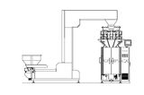 Automatic Pouch Packaging Machine System / Filling Packing Sealing Machinery