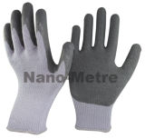 Nmsafety Cheap Recycle Polycotton Coated Latex Hand Work Glove
