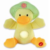 Cuddly Plush Yellow Duck Toy with Green Hat