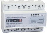 Three Phase Four Wire DIN-Rail Electronic Power Meter (Ddm100t-Cyclometer Display)