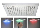 400*400mm 3 Color Change LED Light Overhead Shower