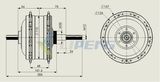 Electric Bike Cassette Motor for Rear Wheel