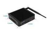 Hcipc B101-2 Hcsj19na, , Intel Rj1900 Dual Core CPU, VGA+HDMI, 1*So-DIMM, DDR3, Max 4GB, DC 12V Power Supply, 2*Giga LAN